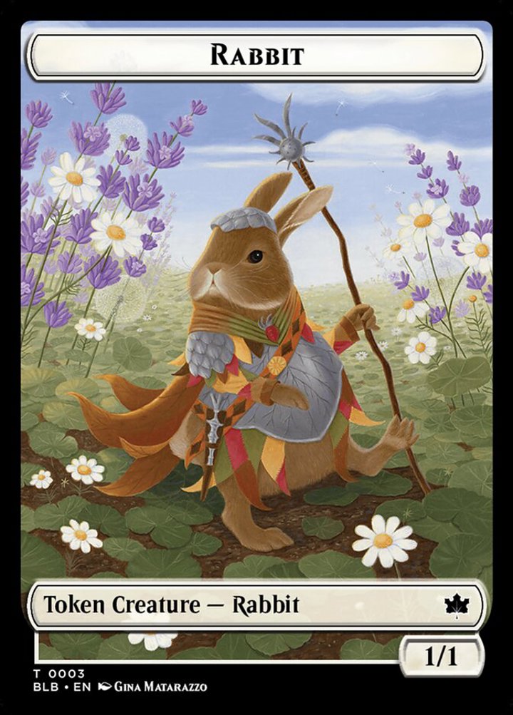 Rabbit Token (W 1/1) // Octopus Token (U 8/8)