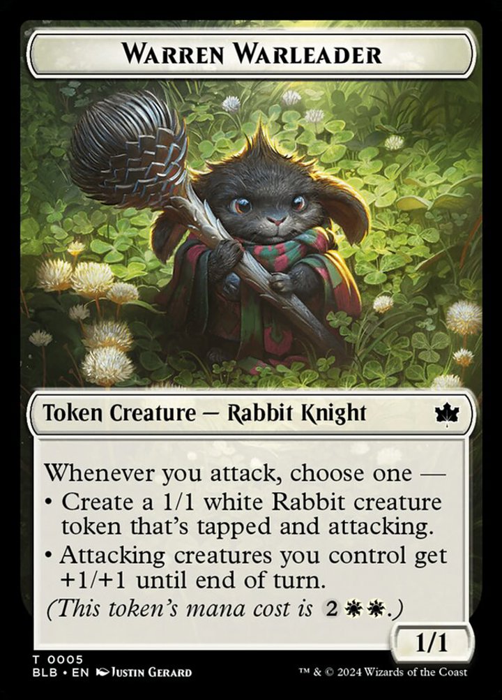 Warren Warleader Token (White 1/1)