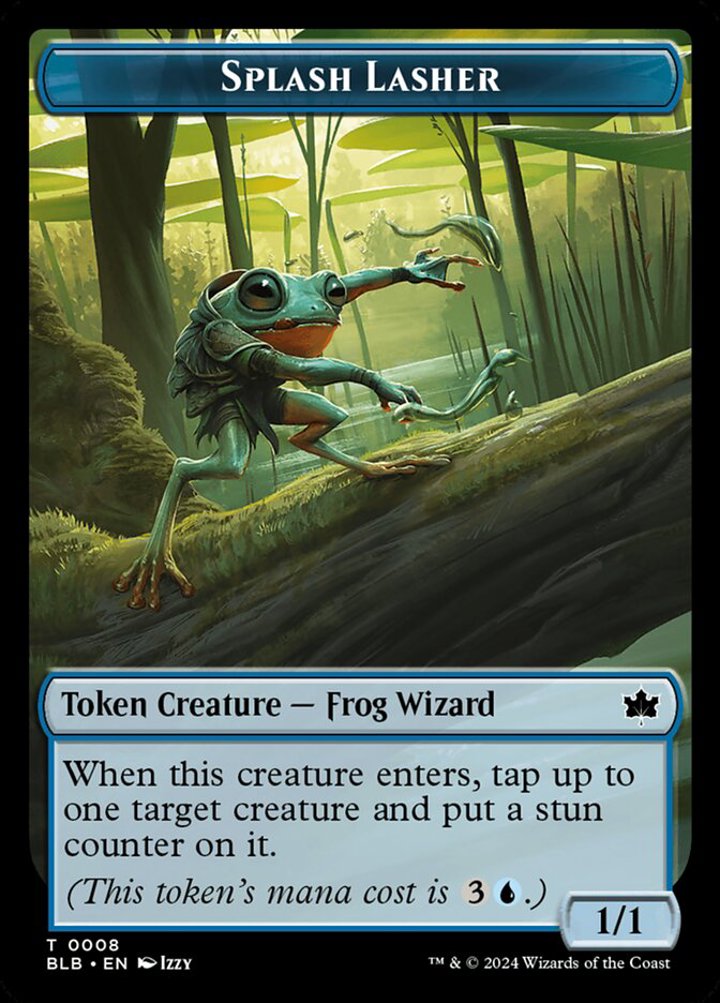 Splash Lasher Token (Blue 1/1)