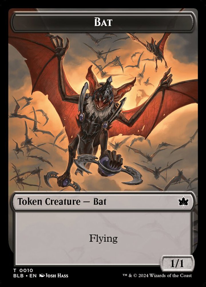 Bat Token (Black 1/1)