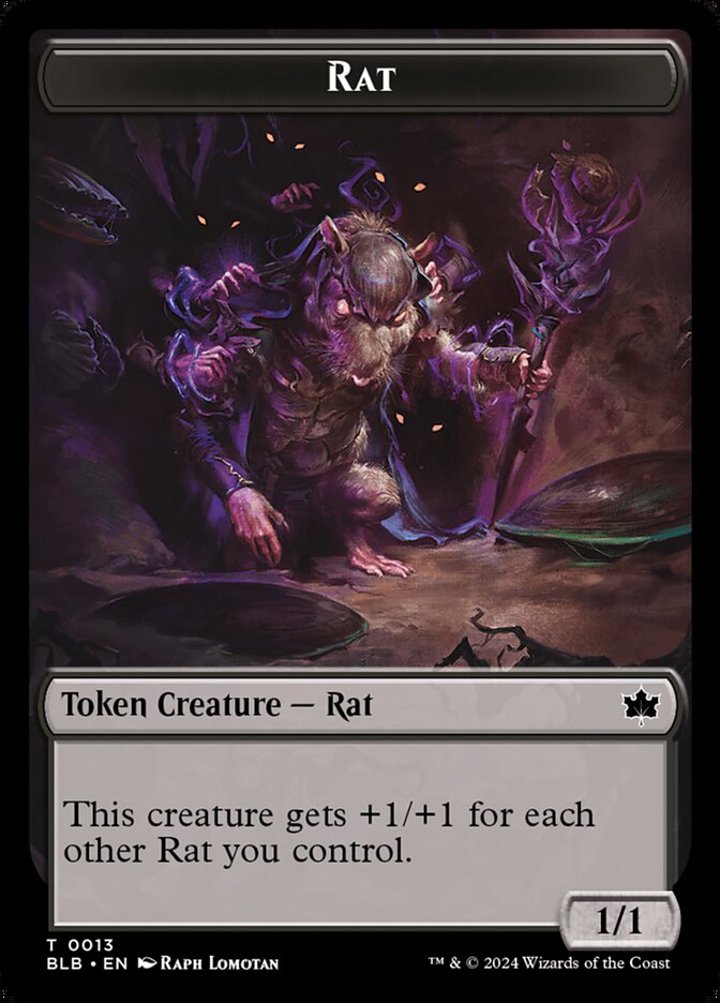 Rat Token (Black 1/1)