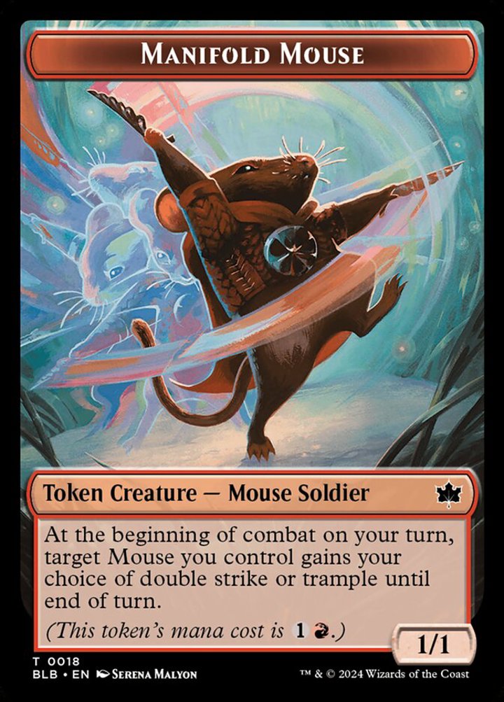 Manifold Mouse Token (Red 1/1)
