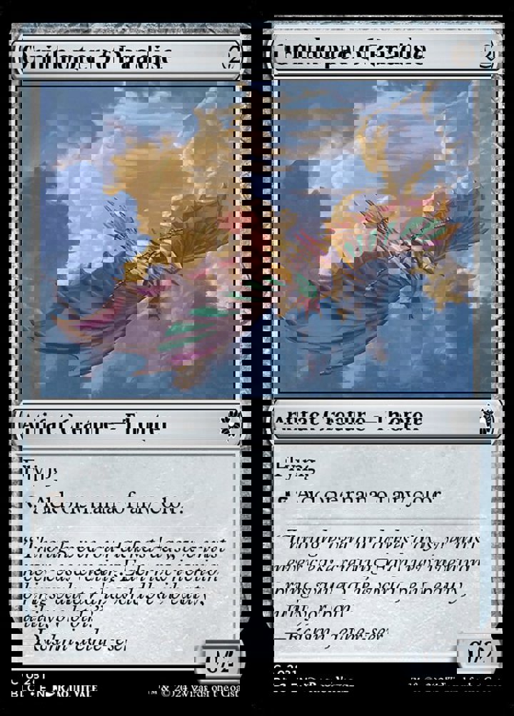 Ornithopter of Paradise