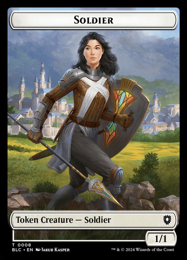 Human Token (W 1/1) // Soldier Token (W 1/1)
