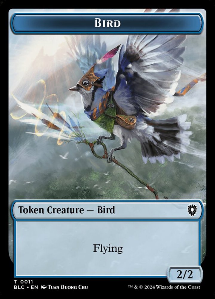 Bird Token (U 2/2) // Fish Token (U 1/1)