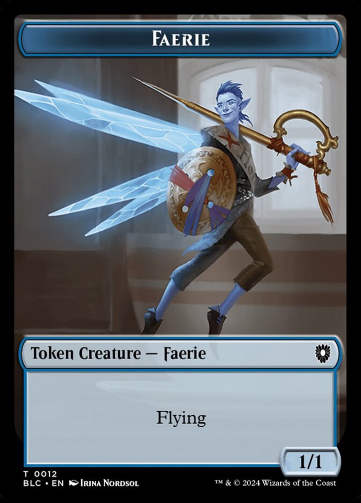 Spirit Token (W 1/1) // Faerie Token (U 1/1)