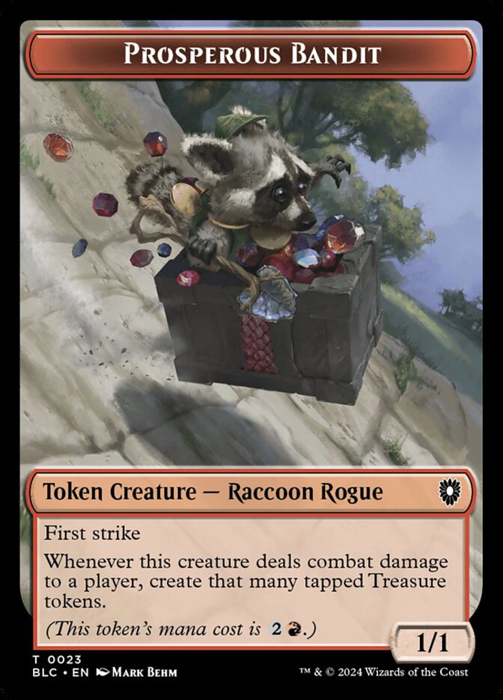 Treasure Token // Prosperous Bandit Token (R 1/1)