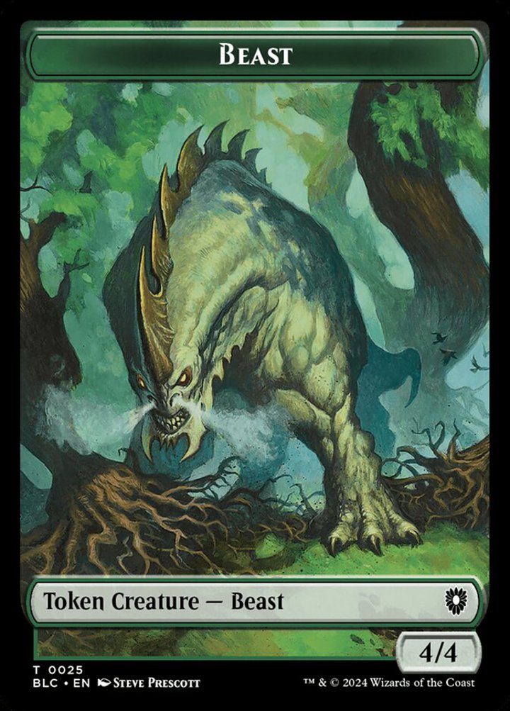 Cat Token (G 2/2) // Beast Token (G 4/4)