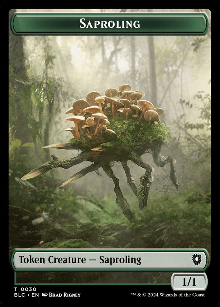 Hamster Token (R 1/1) // Saproling Token (G 1/1)