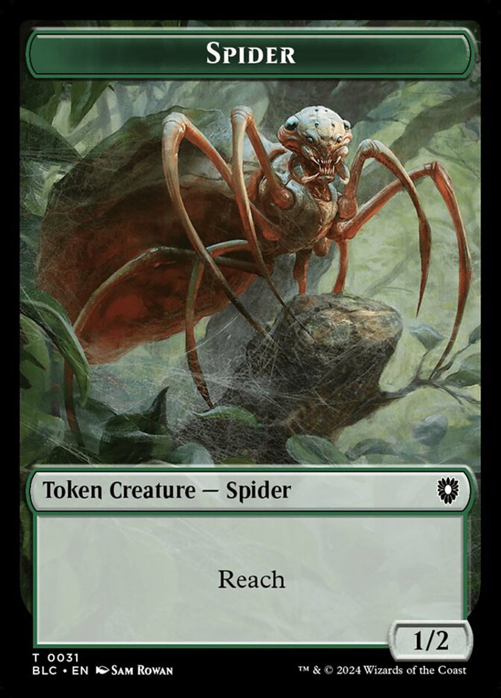 Spider Token (G 1/2) // Blood Token