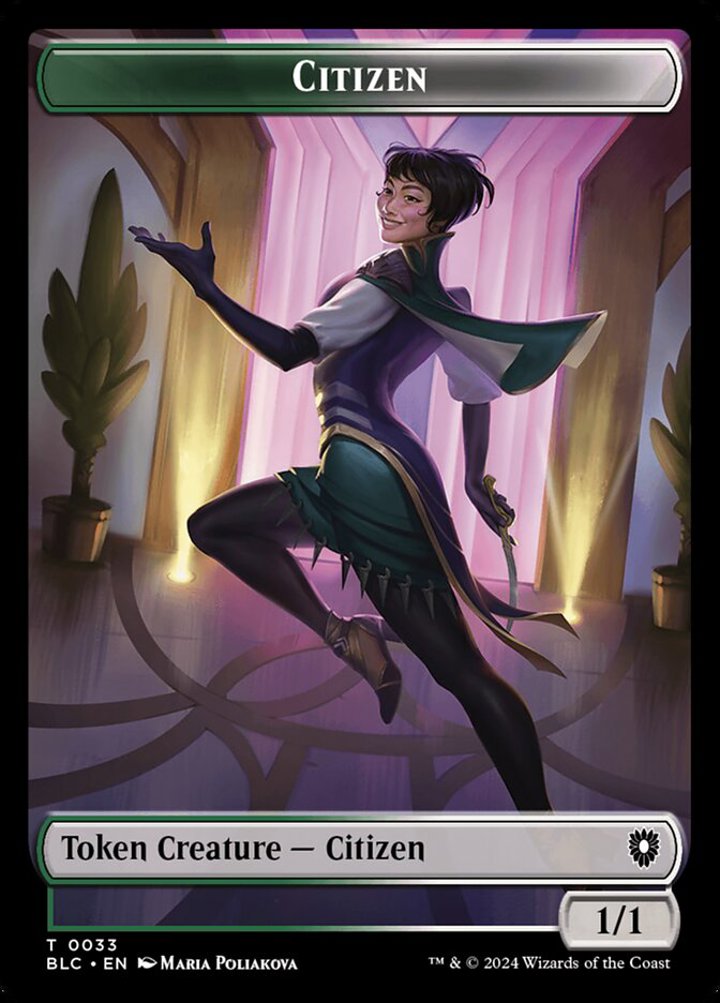 Soldier Token (W 1/1) // Citizen Token (GW 1/1)