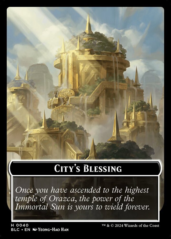 Hamster Token (R 1/1) // City's Blessing