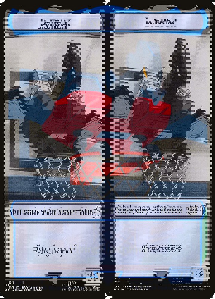 Laserbeak Token (Blue 2/2)