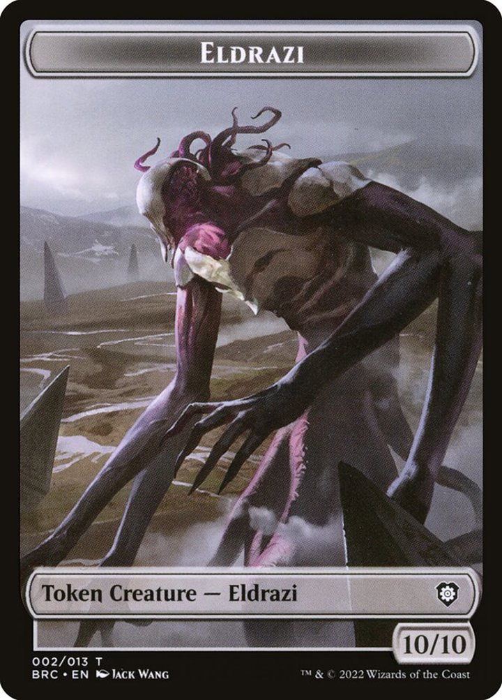 Eldrazi Token (C 10/10) // Servo Token (A 1/1)