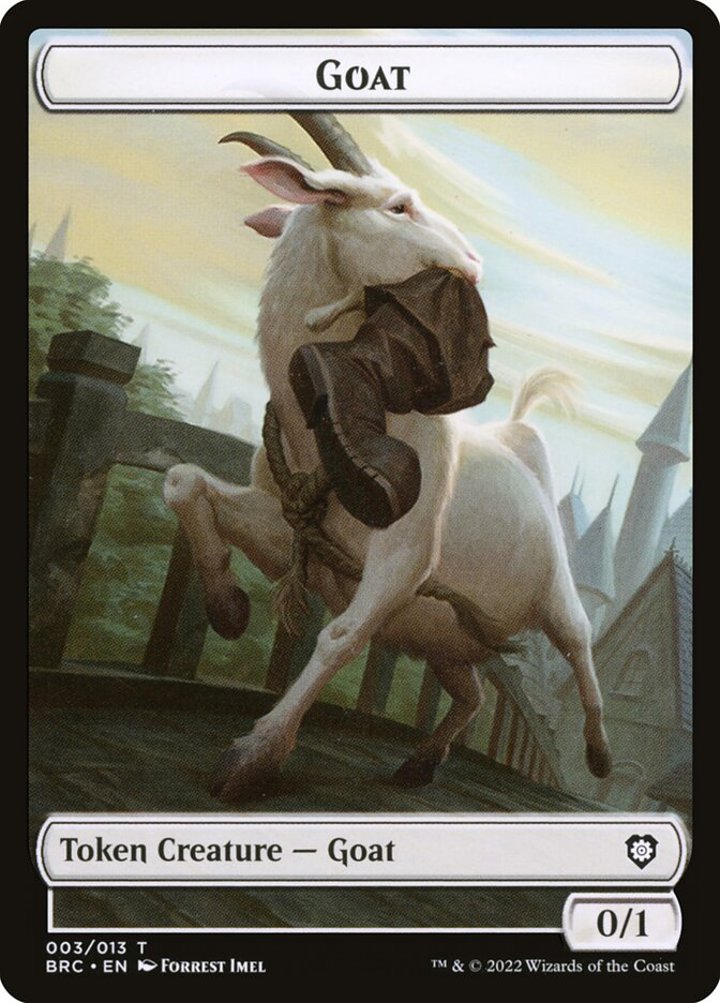 Goat Token (W 0/1) // Construct Token (A 1/1)