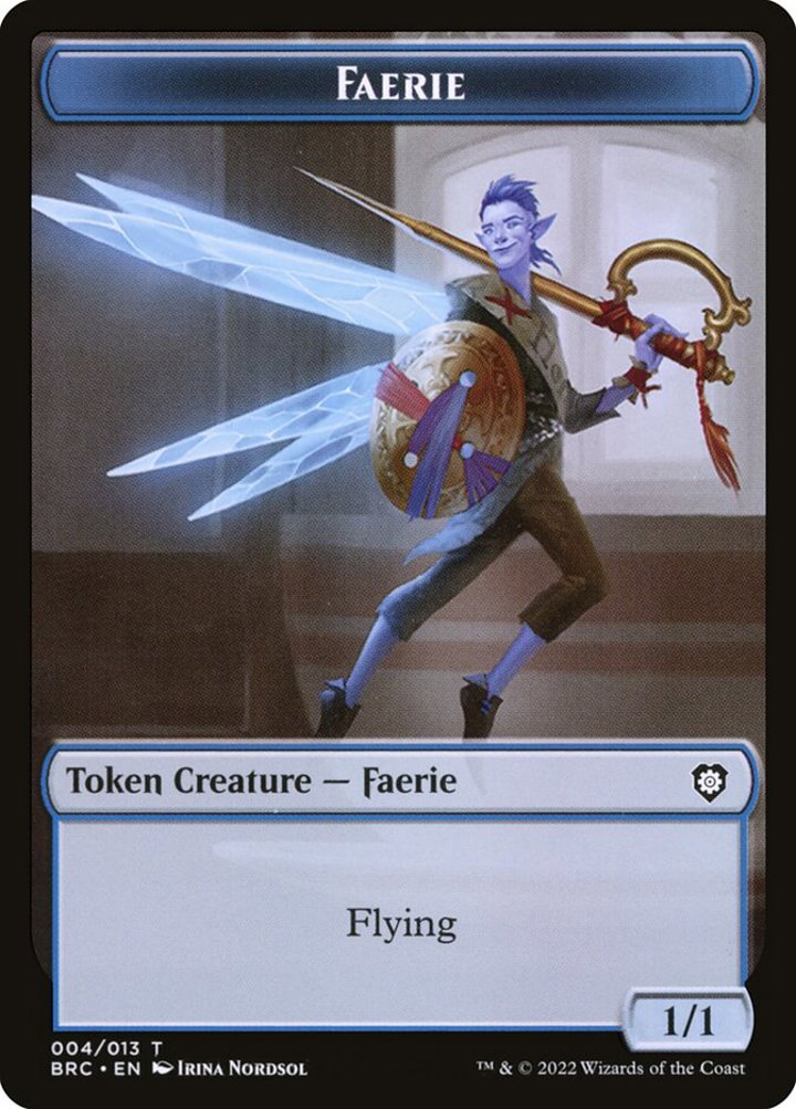 Faerie Token (U 1/1) // Powerstone Token