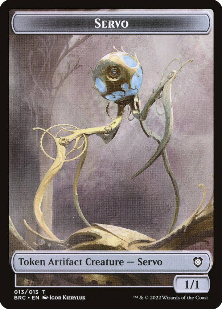 Eldrazi Token (C 10/10) // Servo Token (A 1/1)