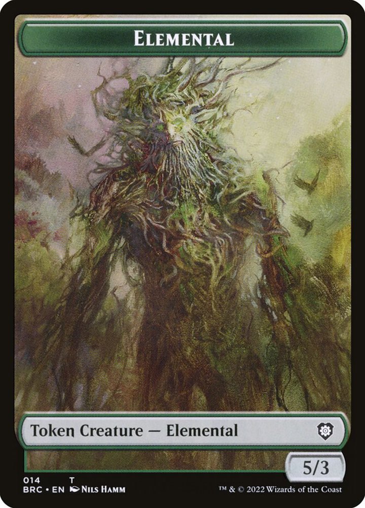 Elemental Token (Green 5/3)