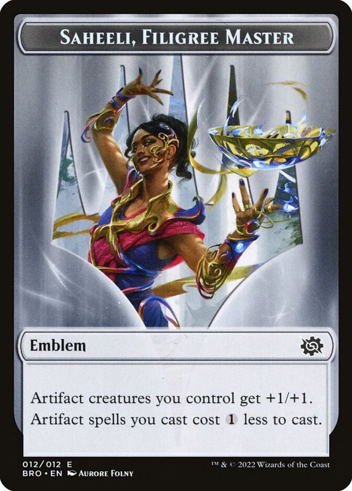 Saheeli, FIligree Master Emblem