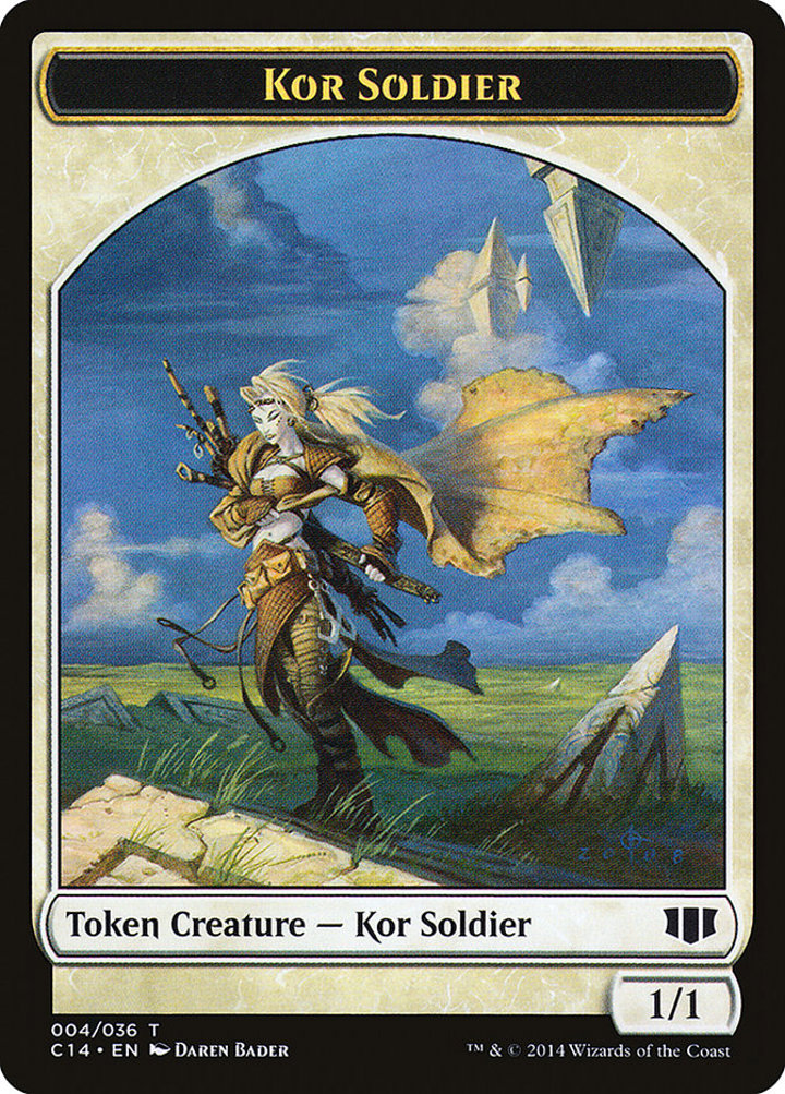 Kor Soldier Token (W 1/1) / Pegasus Token (W 1/1)