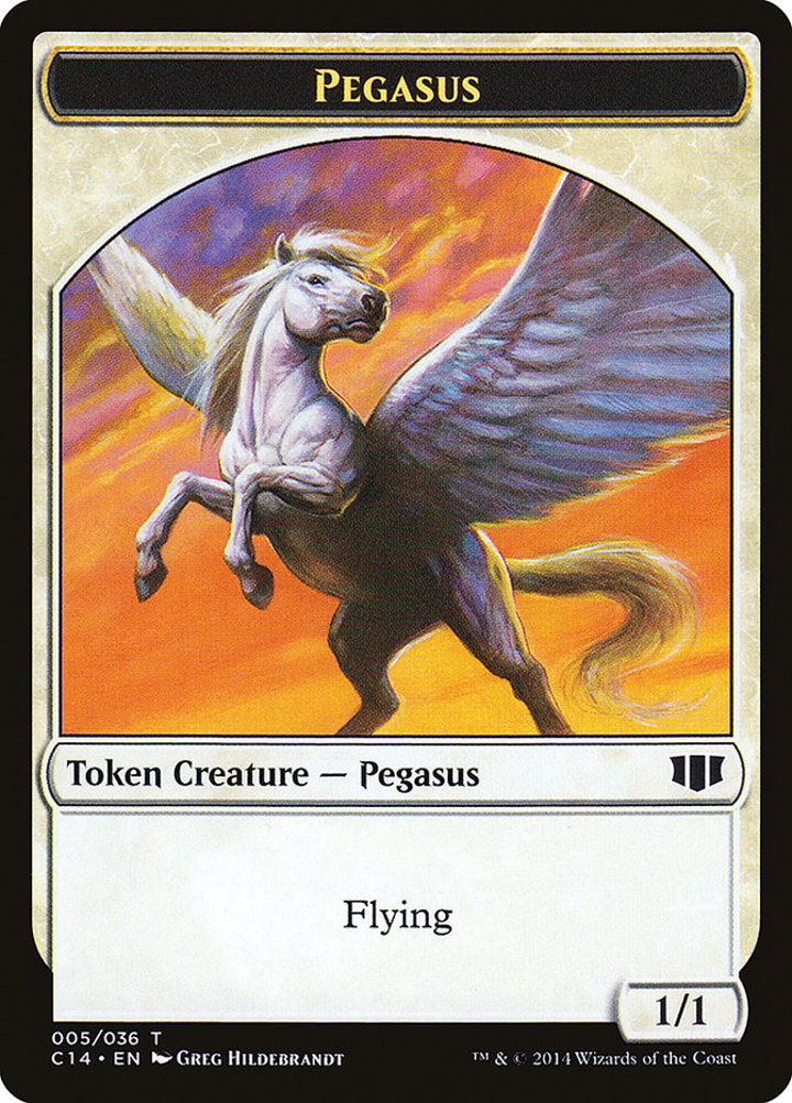 Kor Soldier Token (W 1/1) / Pegasus Token (W 1/1)