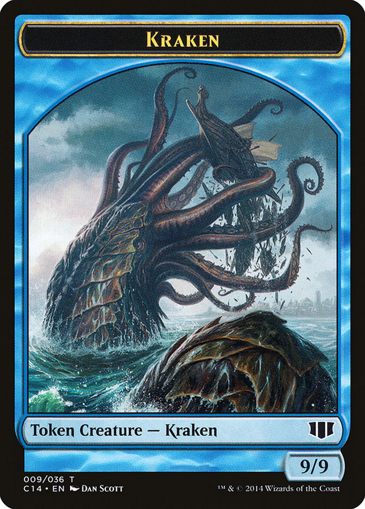 Kraken Token (U 9/9) / Zombie Token (U */*)