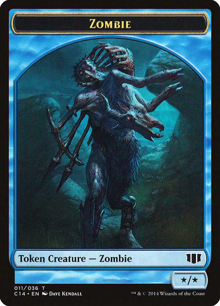 Ape Token (G 3/3) / Zombie Token (U */*)