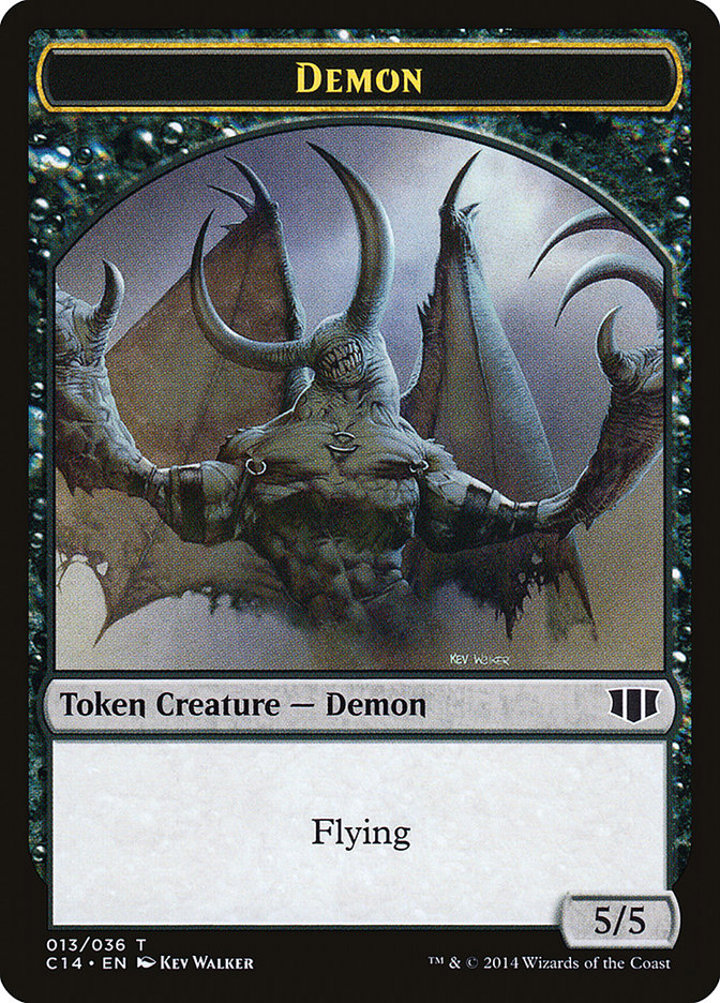 Demon Token (B 5/5) / Zombie Token (B 2/2)