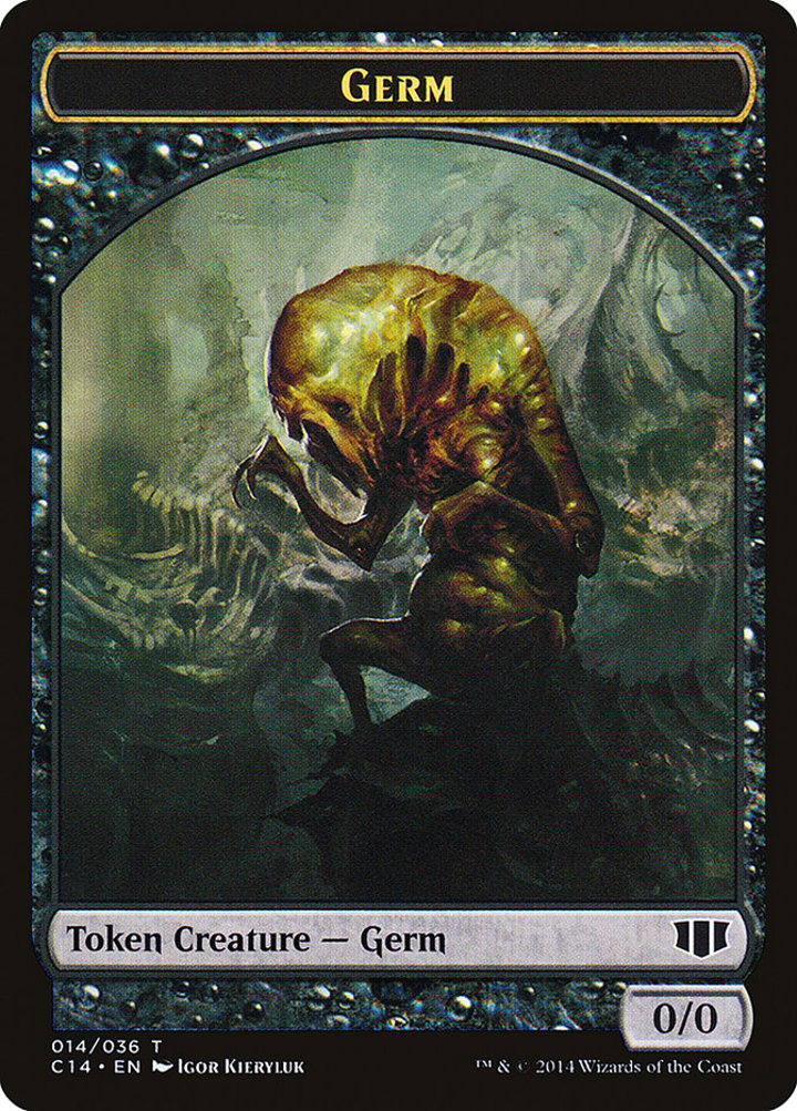 Germ Token (B 0/0) / Zombie Token (B 2/2)