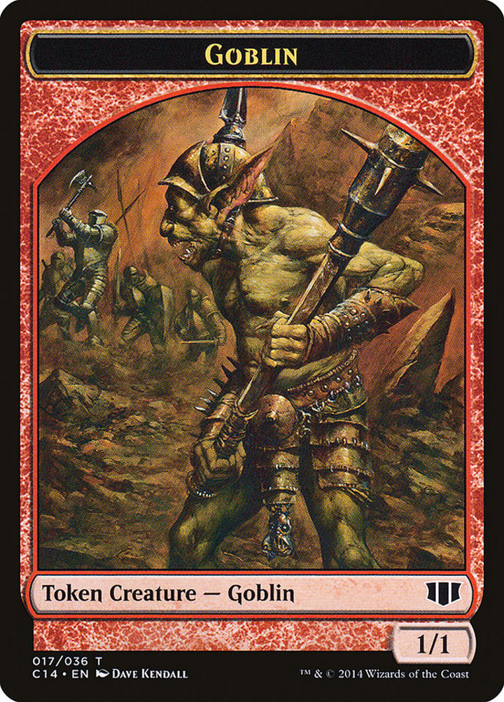 Goat Token (W 0/1) / Goblin Token (R 1/1)