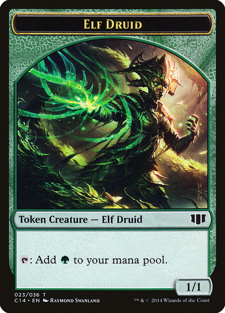 Beast Token (G 4/4) / Elf Druid Token (G 1/1)