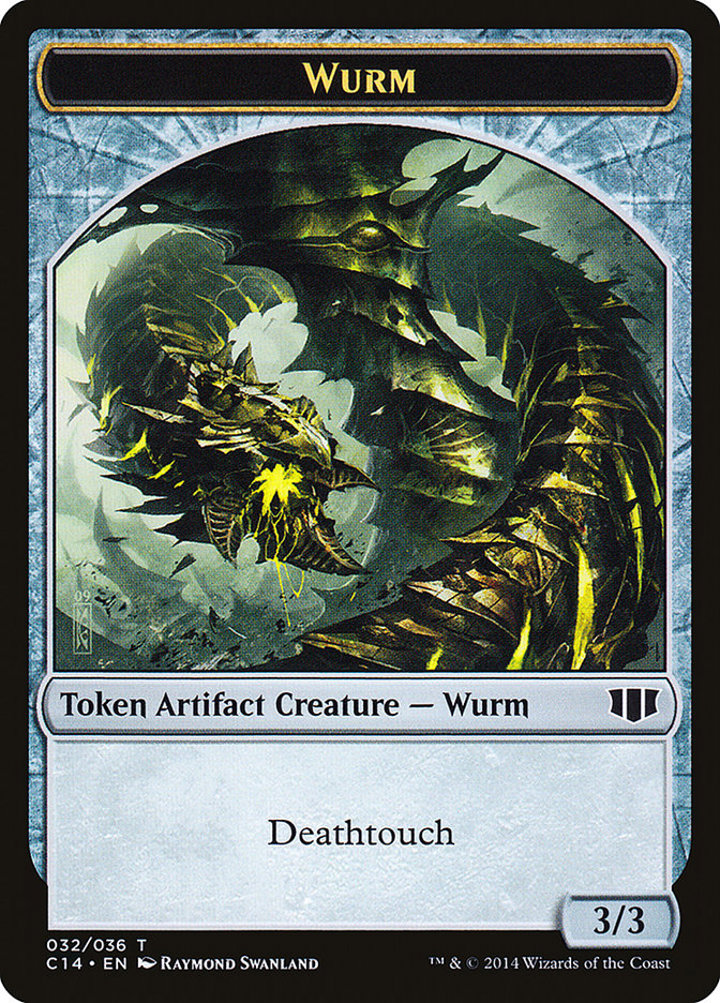 Goat Token (W 0/1) / Wurm Token (A 3/3 Deathtouch)