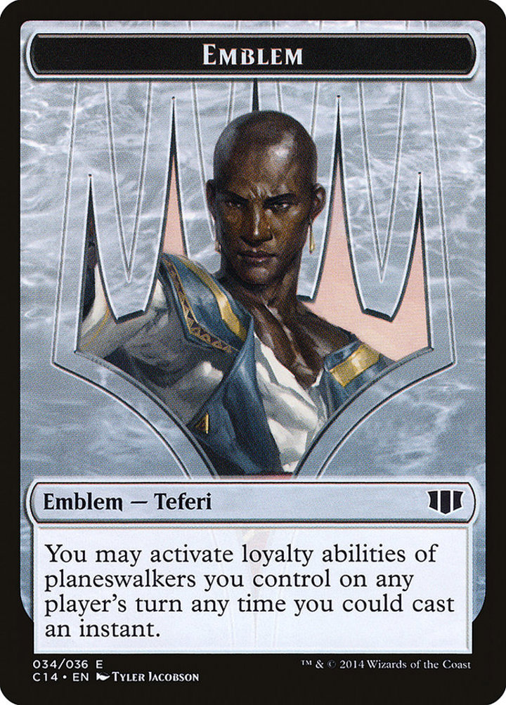 Teferi, Temporal Archmage Emblem / Zombie Token (U */*)