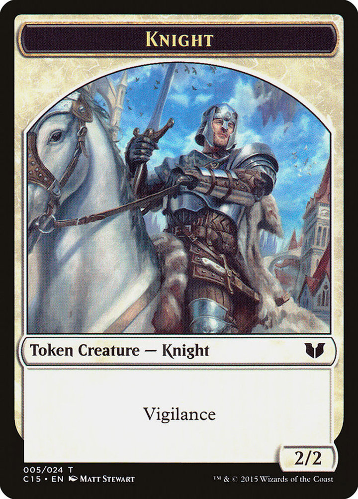 Angel Token (W 4/4) / Knight Token (W 2/2)