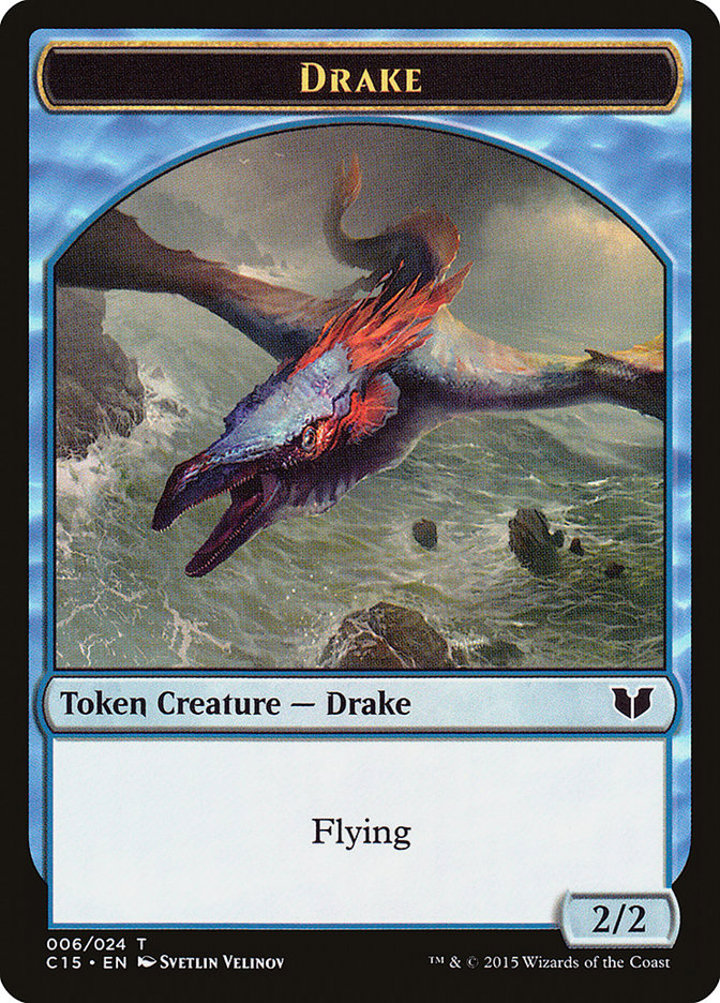 Drake Token (U 2/2) / Elemental Token (UR 5/5)