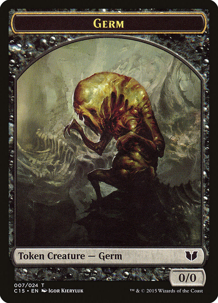 Germ Token (B 0/0) / Zombie Token (B 2/2)