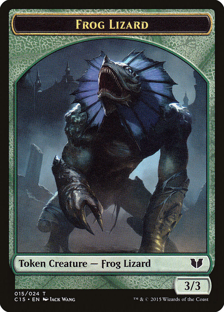 Germ Token (B 0/0) / Frog Lizard Token (G 3/3)