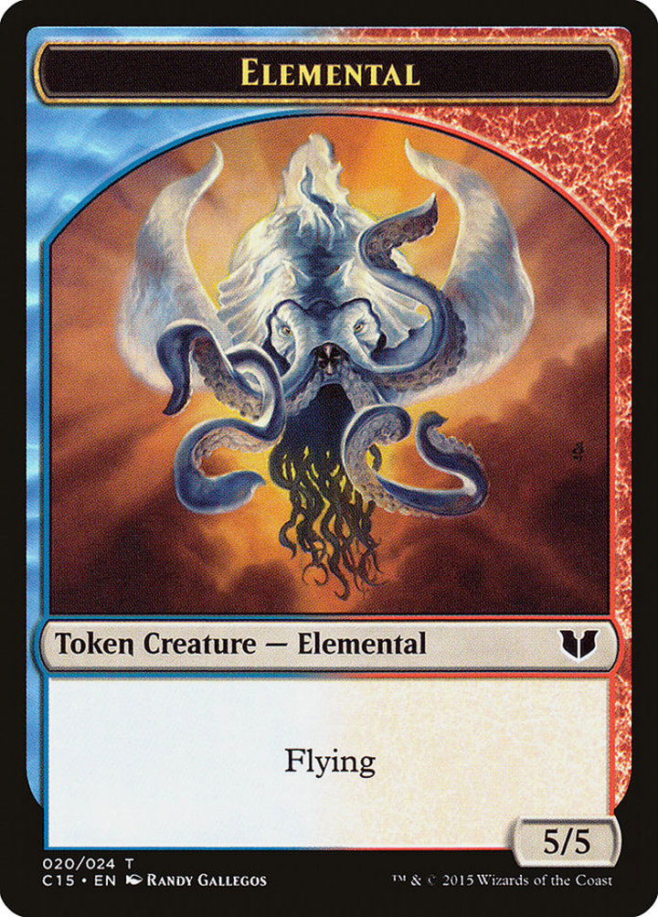 Drake Token (U 2/2) / Elemental Token (UR 5/5)