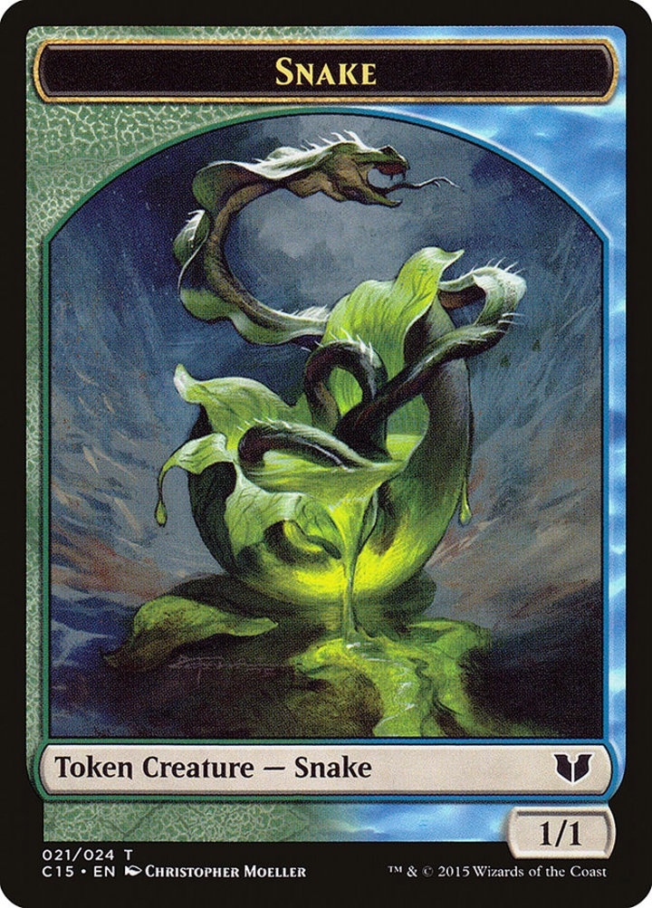 Saproling Token (G 1/1) / Snake Token (GU 1/1)