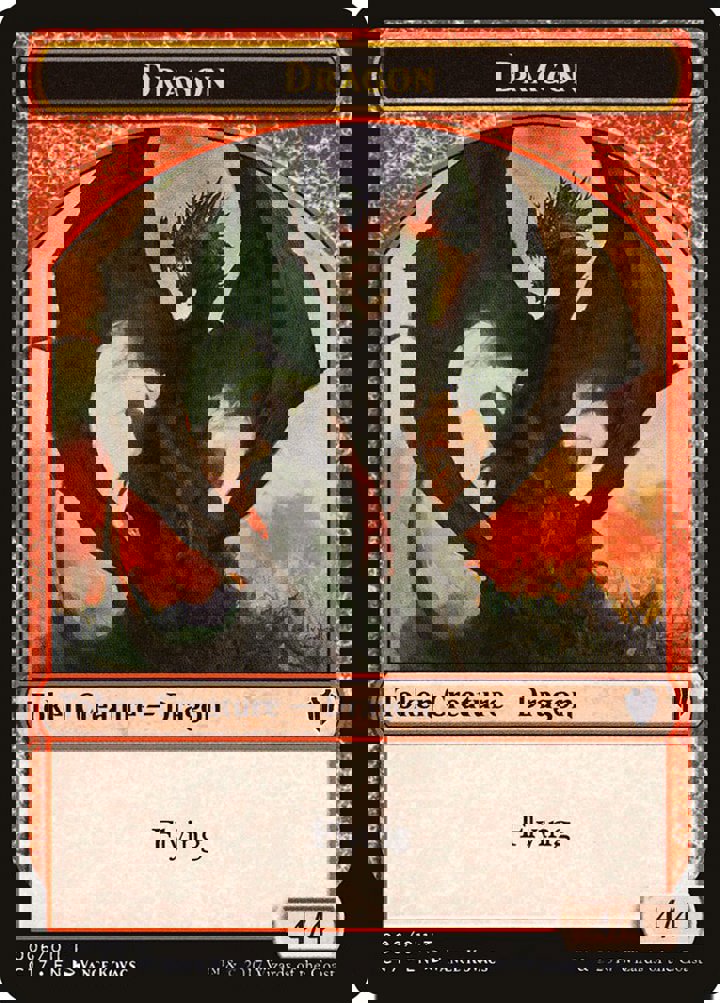 Dragon Token (R 4/4) / Cat Dragon Token (Gold 3/3)
