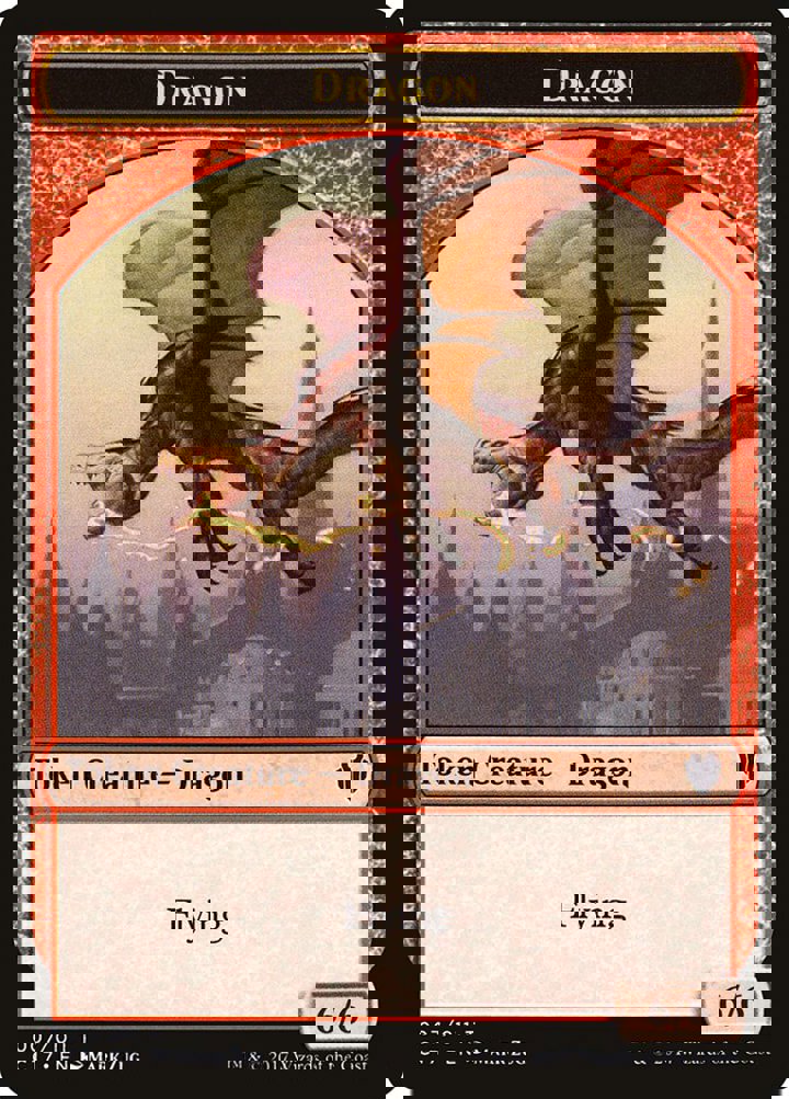 Dragon Token (R 6/6) / Cat Dragon Token (Gold 3/3)
