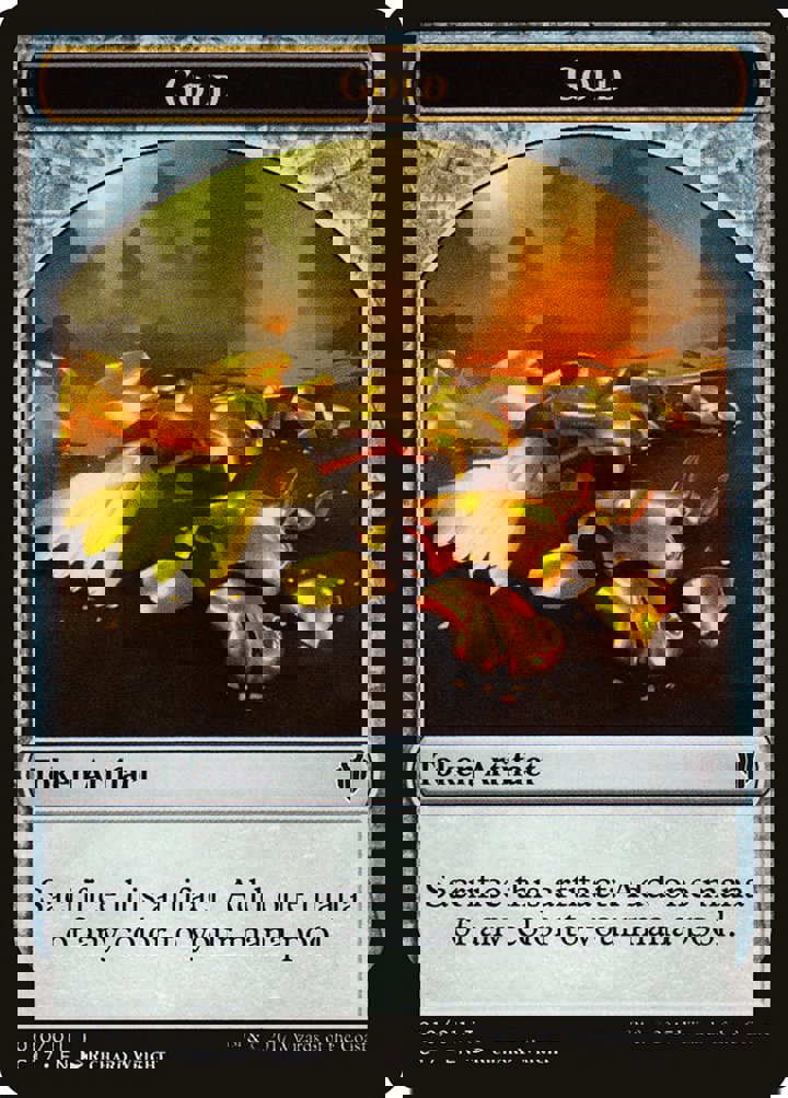 Zombie Token (B 2/2) / Gold Token