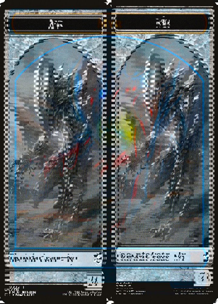Myr Token (Blue Artifact 2/1)