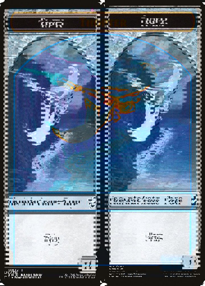 Thopter Token (Blue Artifact 1/1)