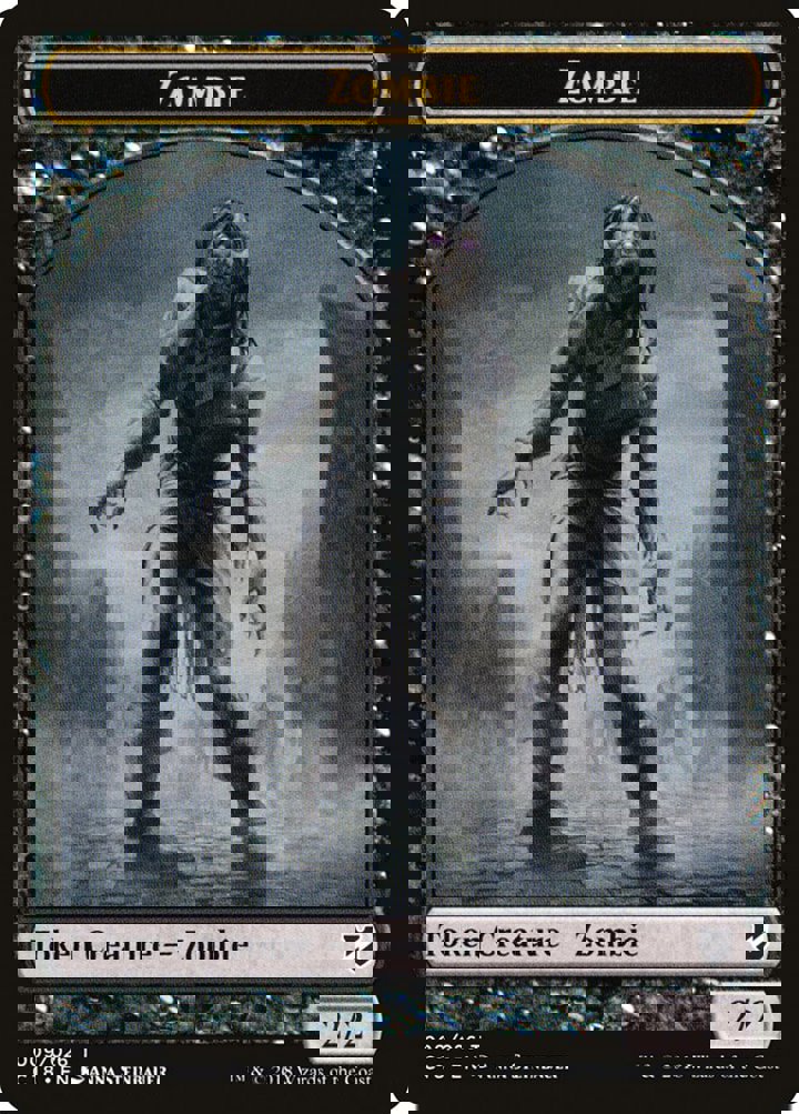 Zombie Token (Black 2/2)