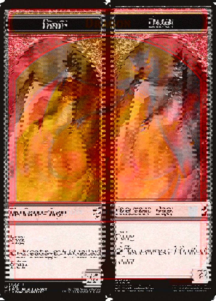 Dragon Token (Red 2/2)