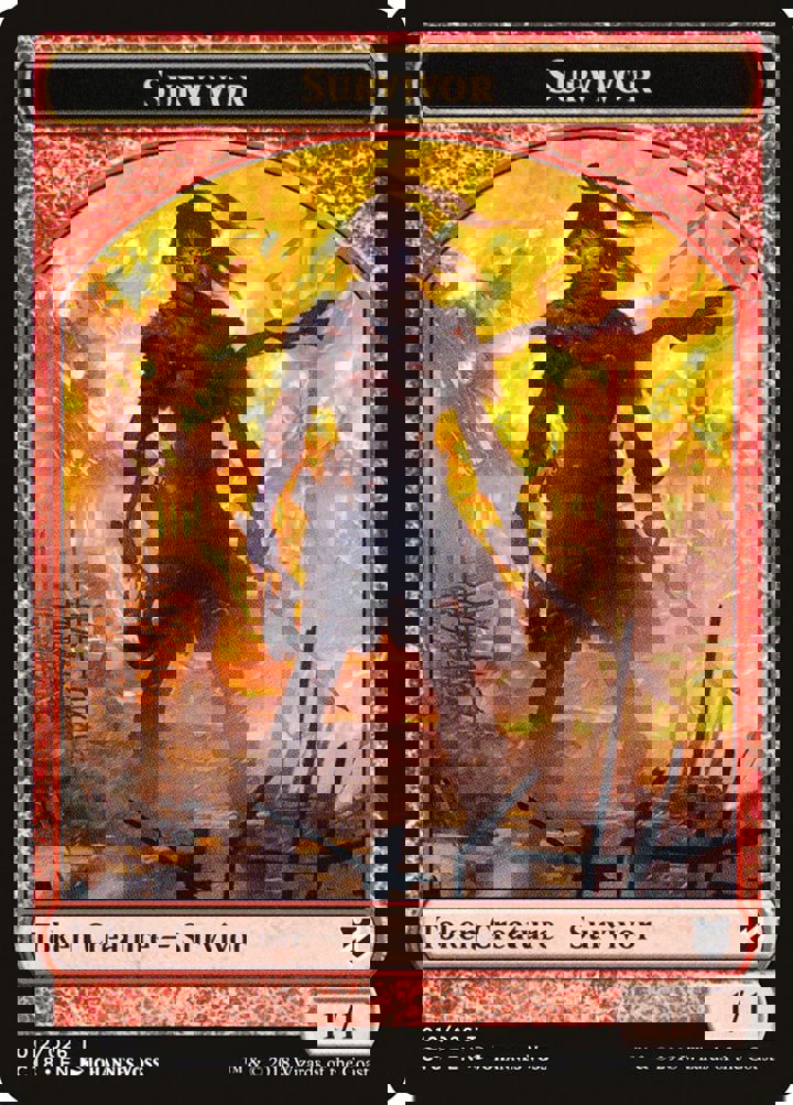 Survivor Token (Red 1/1)