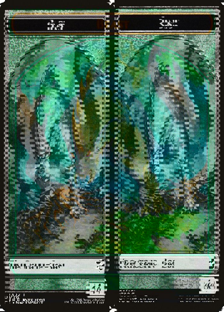 Beast Token (Green 4/4)