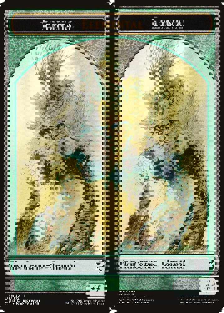 Elemental Token (Green */*)