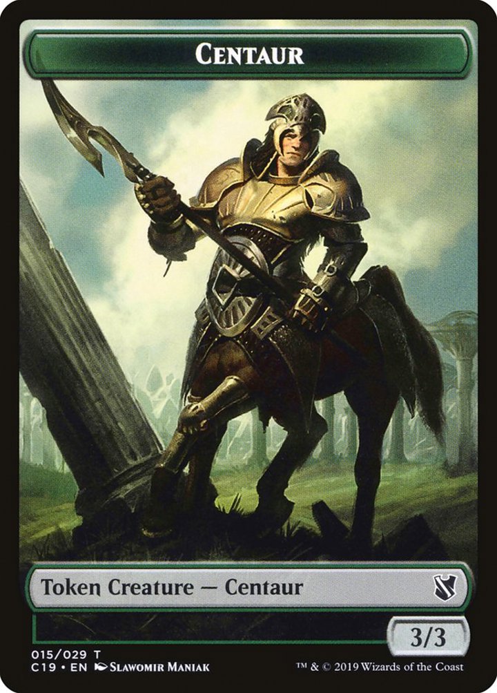 Centaur Token (Green 3/3)